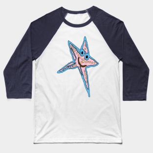 Starfish - Pink Baseball T-Shirt